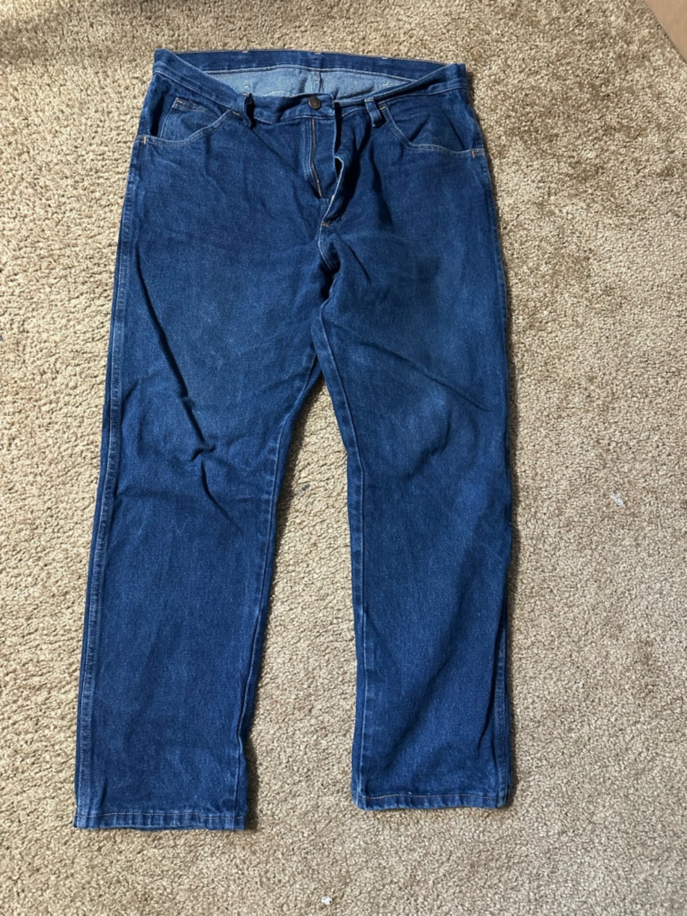 Rustler Dark Blue Denim Jeans 36x30